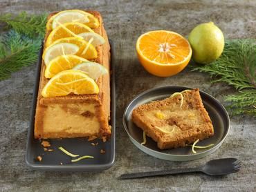 Gâteau de pain d’épices à la mousse d’orange